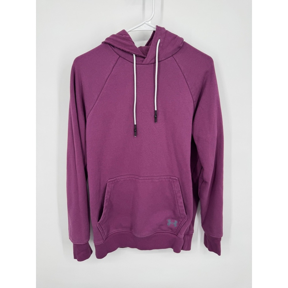 NWOT‎ Under Armour Rival Terry Hoodie Womens Small Purple Color Drawstrings